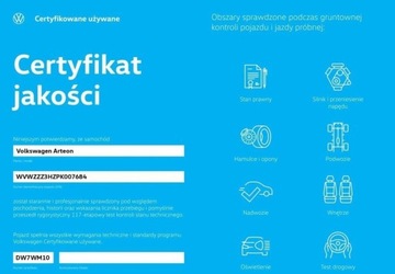 Volkswagen Arteon Fastback Facelifting 2.0 TDI SCR 150KM 2023 Volkswagen Arteon Elegance Pakiety, DSG, FV23, GPS, gwarancja, Podgrzewan, zdjęcie 4