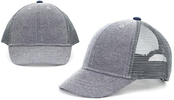 CZAPECZKA Z DASZKIEM PRZEWIEWNA Z SIATECZKĄ CZAPKA CHŁOPAK YOCLUB 46-50