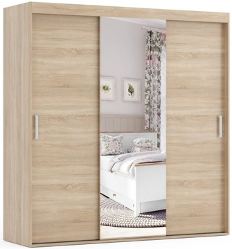 OLEN – Szafa przesuwna z lustrem 190 cm NA WYMIAR