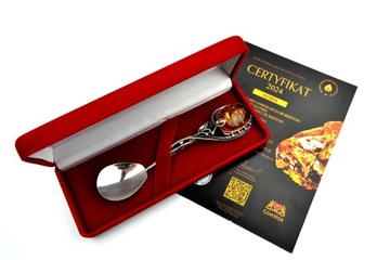 СЕРЕБРЯНАЯ ЛОЖКА С ЯНТАРЕМ, СУВЕНИРЫ ПОДАРОЧНЫЕ