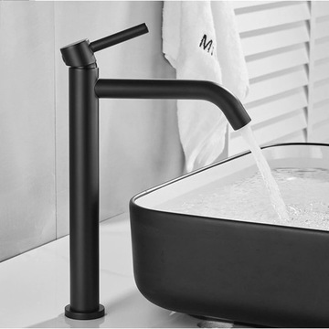 NEXOS H НАСТОЛЬНАЯ РАКОВИНА FATTER, ЧЕРНАЯ, ВЫСОКАЯ