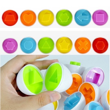 СОРТИРОВКА ЯИЦ, ОБРАЗОВАТЕЛЬНЫЙ ПАЗЛ, ИГРУШКА-ПАЗЛ МОНТЕССОРИ, СООТВЕТСТВУЮЩАЯ ФОРМЕ