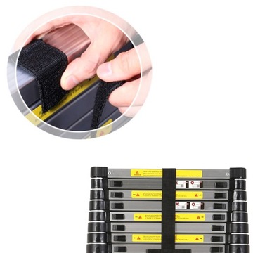 ШАРНИРНАЯ АЛЮМИНИЕВАЯ ТЕЛЕСКОПИЧЕСКАЯ ЛЕСТНИЦА Geko G02449 [5м] 150кг