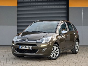 Citroen C3 II Hatchback facelifting 1.2 VTi 82KM 2014 Citroen C3 Exclusive Klima Welur Serwis Gwarancja 1.2 Benzyna 82KM