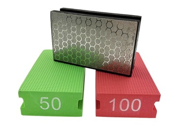 АЛМАЗНАЯ ГУБКА ДЛЯ ШЛИФОВКИ POGREEN НАБОР 3 ШТ.