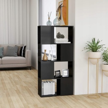 Regał VidaXL Szary 60 cm x 124,5 cm x 24 cm odcienie szarości