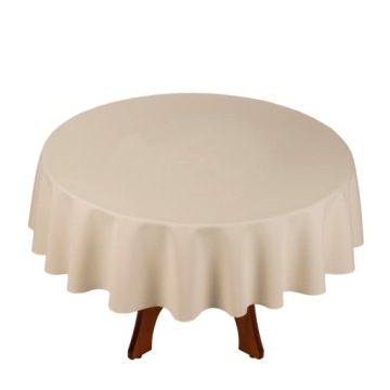 ЭЛЕГАНТНАЯ ГЛАДКАЯ ОВАЛЬНАЯ СКАТЕРТЬ ОВАЛ ЭКРУ 120x180