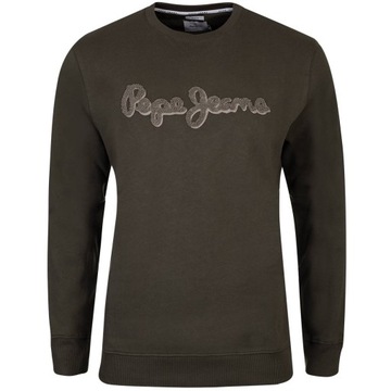 PEPE JEANS OCIEPLANA BLUZA MĘSKA RYAN ZIELONA r.L