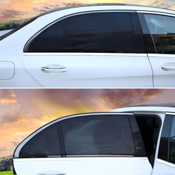 2X АВТОМОБИЛЬНЫЙ СОЛНЦЕЗАЩИТНЫЙ КОЗЫРЕК ЗАДНЕЕ ОКНО АВТОМОБИЛЯ УФ-МОСКИТНАЯ СЕТКА