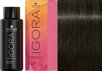 Schwarzkopf IGORA Vibrance farba Ton w Ton 5-21 Popielato Cedrowy Brąz