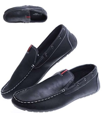 Wsuwane męskie półbuty mokasyny buty wkładane 15630 42