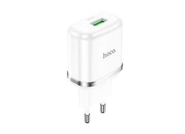 HOCO USB A QC3.0 3A 18W N3 зарядное устройство белое