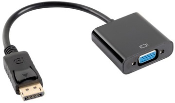 ADAPTER AV Lanberg DisplayPort - D-Sub (VGA) 0.1m