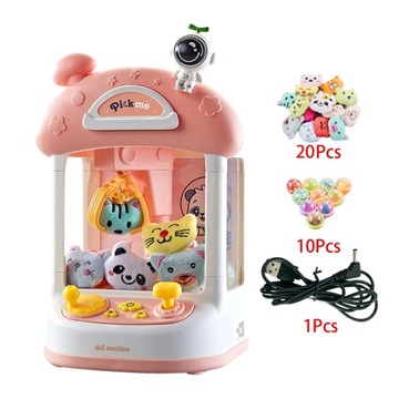 Аркадная игра Claw Machine, розовые 20 кукол