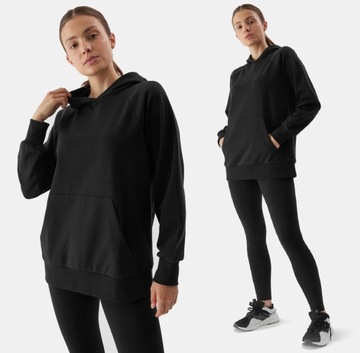 4F ЖЕНСКАЯ ТОЛСТОВКА С КАПЮШОНОМ