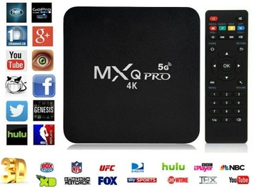 Smart TV BOX 16 ГБ MXQ PRO 4K 2+16 ГБ ANDROID 10.1 WiFi 5G