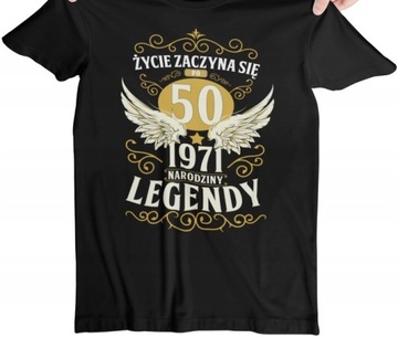 KOSZULKA MĘSKA PREZENT 30 40 50 60 70 URODZINY