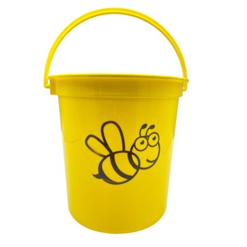 Пластиковое детское ведро для сбора фруктов 2л с крышкой