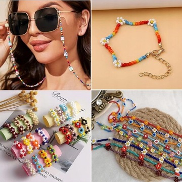 КРЕАТИВНЫЙ НАБОР УКРАШЕННЫХ БИСЕРОВ ДЛЯ ИЗГОТОВЛЕНИЯ БРАСЛЕТОВ ИЗ БИСЕРОВ своими руками