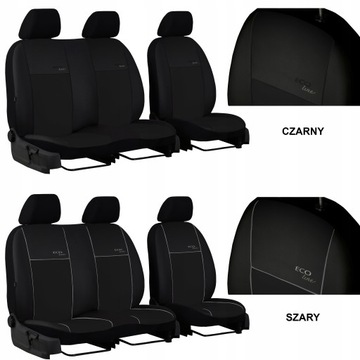 КОЖАНЫЕ ЧЕХОЛЫ ДЛЯ VW CRAFTER 2+1