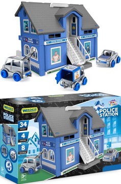WADER PLAY HOUSE KOMISARIAT POLICJI KLOCKI 25420