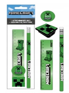 Школьный набор из 4 предметов из коллекции Minecraft.