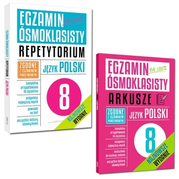 Zestaw Egzamin ósmoklasisty POLSKI Repetorium 2022