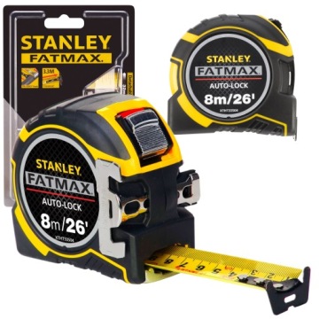 STANLEY FATMAX Рулетка AUTOLOCK, метровая, 8 м/E × 32 мм, XTHT0-33504
