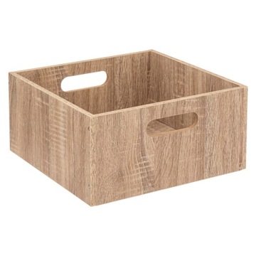 PUDEŁKO DO PRZECHOWYWANIA beżowy POJEMNIK 31x15 cm