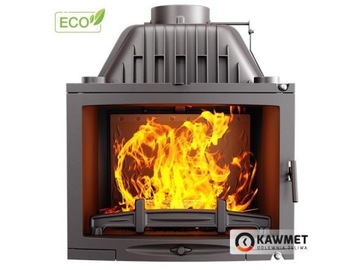Wkład kominkowy z żeliwa szarego KAWMET W17 Panorama (16,1 kW) ECO