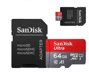 Карта памяти SanDisk SD MICRO SDXC 64 ГБ