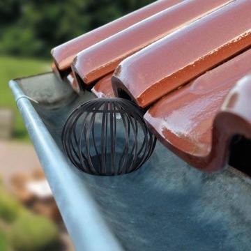 Желобовой фильтр из черного пластика, 2 шт.