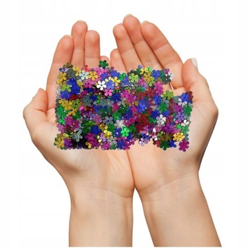 AKCESORIA DO DEKORACJI OZDOBNE CEKINY KONFETTI