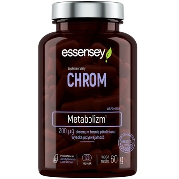 Essensey Chrom pikolinian 200ug 120 kaps.
