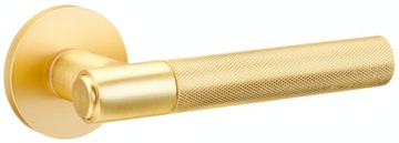 ПРОМЫШЛЕННАЯ ДВЕРНАЯ РУЧКА, МАТОВОЕ ЗОЛОТО + КЛАСС РОЗЕТКА