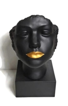 Doniczka-osłonka. Głowa.H-24cm.Cement