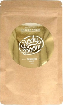 BODYBOOM KAWOWY PEELING SHIMMER GOLD 100G