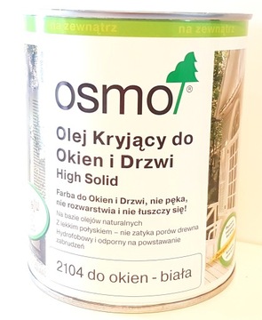 Osmo 2104 OLEJ KRYJĄCY do Okien Drzwi 0,75l Biały
