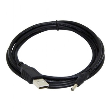 Kabel USB 2.0 AM 3.5 mm czarny Gembird (1.8m)