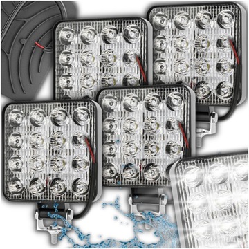 HALOGENY IP 67 LAMPA ROBOCZA COFANIA LAMPY LED 12V DO CIĄGNIKA TRAKTORA