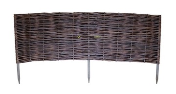 Płotek Palisada Obrzeże wiklinowe 100x40 Premium
