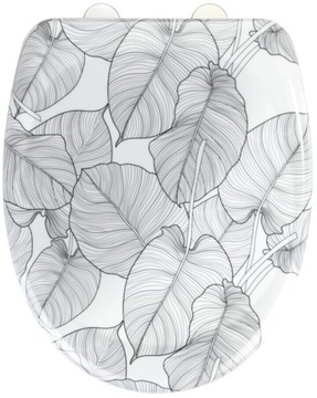 WENKO Deska sedesowa samo opadająca z duroplastu odporna na zarysowania