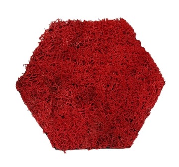 Panel dekoracyjny hexagon mech chrobotek heksagon czerwony ozdoba na ścianę