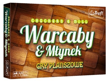 Warcaby & Młynek Gra Trefl
