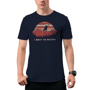 Koszulka T-Shirt I Want To Believe UFO M