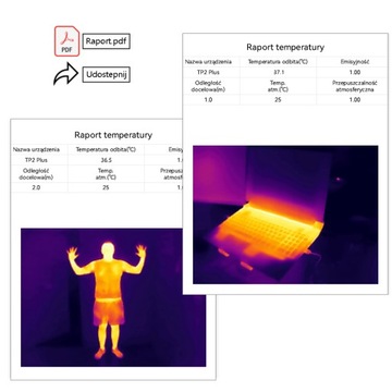 ТЕПЛОВИЗИОННАЯ КАМЕРА С ПРИЛОЖЕНИЕМ WIFI IPHONE iOS ANDROID 256*192 25 Гц -20 ДО 550°C