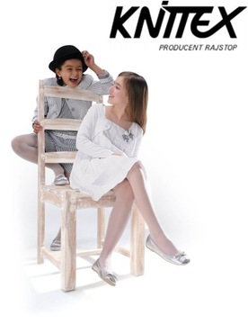 KNITTEX rajstopy dziewczęce ALA naturel 146-152