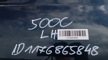 FIAT 500C КАБРИОЛЕТ ЧЕТВЕРТЬ КРЫЛО ЛЕВОЕ ЗАДНЕЕ 687/B