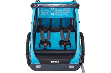 КОЛЯСКА THULE COASTER XT 2-МЕСТНАЯ ВЕЛОСИПЕДНАЯ ПРИЦЕПНАЯ КОЛЯСКА