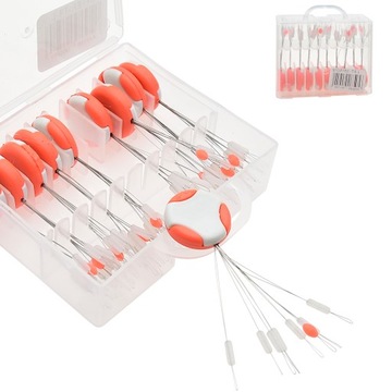 STOPERY SILIKONOWE baryłkowe cylindryczne Średni rozmiar M - 80 szt pudełko